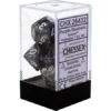 Gaming Accessories Chessex : Polyhedral 7-die Set Purple-Steel/White