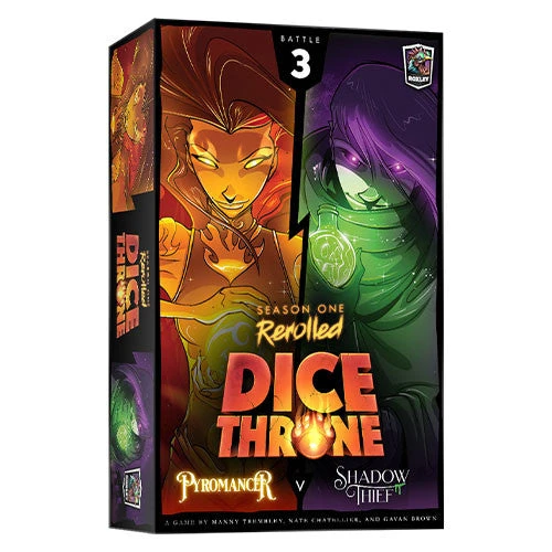 Roxley Dice Throne: Season 1 Rerolled - Box 3 - Pyromancer Vs. Shadow Thief 2 Player Games 3 Roxley Dice Throne: Season 1 Rerolled - Box 3 - Pyromancer Vs. Shadow Thief 2 Player Games