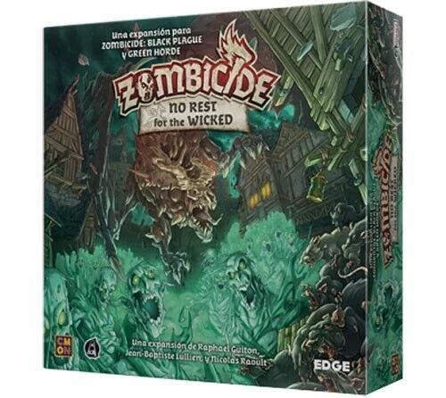 CMON CMon Boxed Games Zombicide: Green Horde/Black Plague - No Rest For The Wicked 3 CMON CMon Boxed Games Zombicide: Green Horde/Black Plague - No Rest For The Wicked