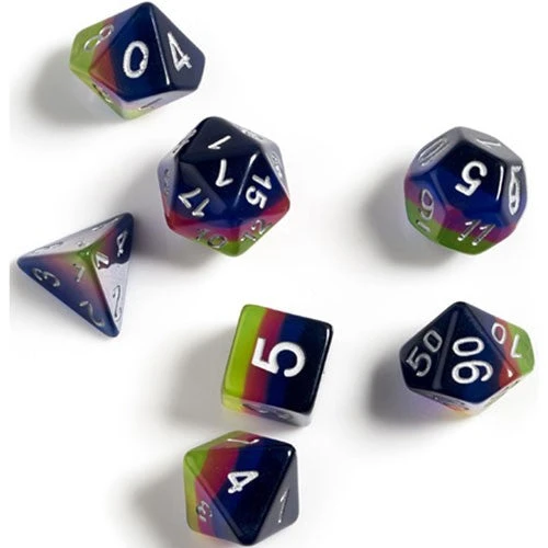 Sirius Dice Set - Pink, Green, & Blue 3 Sirius Dice Set - Pink, Green, & Blue