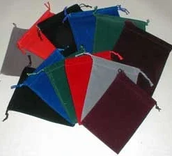 Crystal Caste Small Velvet Dice Bag