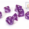 Sirius Dice Set - Translucent Purple 1 Sirius Dice Set - Translucent Purple