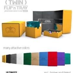 Gaming Accessories Ultimate Guard : Twin Flip 'n' Tray 160+ (12 Color Opitions)