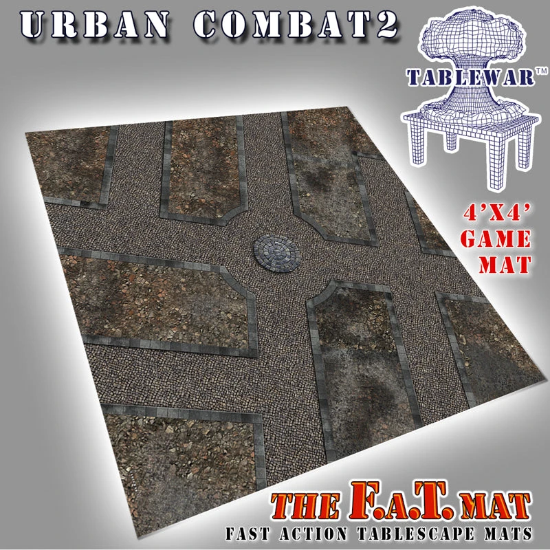 TableWar Urban Combat II 4 X 4 FAT Mat 3 TableWar Urban Combat II 4 X 4 FAT Mat
