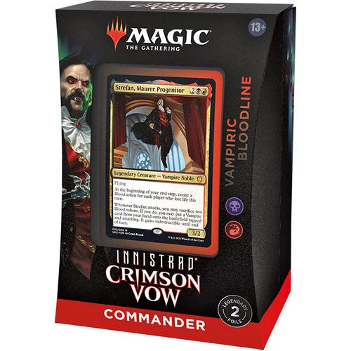 Wizards Of The Coast MtG: Innistrad : Crimson Vow Commander Deck - Vampiric Bloodline 3 Wizards Of The Coast MtG: Innistrad : Crimson Vow Commander Deck - Vampiric Bloodline