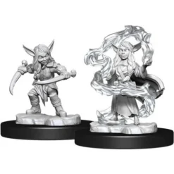 Wizkids Critical Role Unpainted Miniatures: W1 Goblin Sorcerer & Rogue Dungeons & Dragons