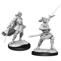 Wizkids Critical Role Unpainted Miniatures: W1 Half-Elf Xhorhas Paladin Dungeons & Dragons